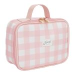 Kit 2 Necessaires para bebê Vichy Rosa - Just Baby