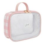 Kit 2 Necessaires para bebê Vichy Rosa - Just Baby