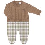 Macacão longo em tricot e algodão egípcio Capivaras - Mini & Co.