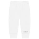 Calça (mijão) c/ pé reversível em Algodão Pima Peruano Branco - Bibe