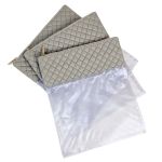 Kit Organizador 3 Saquinhos Porta Roupinhas Maternidade Aurora Fendi - Just Baby