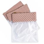 Kit Organizador 3 Saquinhos Porta Roupinhas Maternidade Aurora Rosé - Just Baby