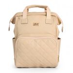Mochila Maternidade Multifuncional Elegance Bege - Just Baby