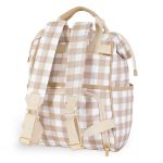 Mochila Maternidade Multifuncional Vichy Bege - Just Baby