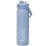 Garrafa Térmica Inox Parede Dupla 600ml Azul (3a+) - Buba