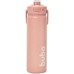 Garrafa Térmica Inox Parede Dupla 600ml Rose (3a+) - Buba