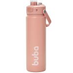 Garrafa Térmica Inox Parede Dupla 600ml Rose (3a+) - Buba