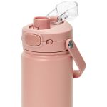 Garrafa Térmica Inox Parede Dupla 600ml Rose (3a+) - Buba