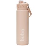 Garrafa Térmica Inox Parede Dupla 600ml Bege (3a+) - Buba