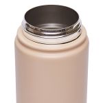 Garrafa Térmica Inox Parede Dupla 600ml Bege (3a+) - Buba