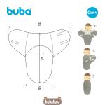Cobertor de vestir para bebê Super Soft Marfim (0m+) - Buba