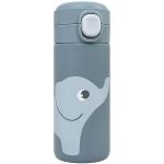 Garrafa Térmica Inox Parede Dupla Cloudy Azul 320ml (3a+) - Buba