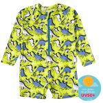 Macacão Beach c/ proteção UV FPS +50 Unicórnio Dinos - Tip Top