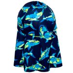 Macacão Beach e Boné c/ proteção UV FPS +50 Tubarões - Tip Top