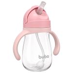 Copo com Dispositivo e Alça Removível Rosa 350ml (12m+) - Buba