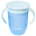 Copo 360° com Alça Azul 210ml (12m+) - Buba
