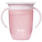 Copo 360° com Alça Rosa 210ml (12m+) - Buba