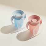 Copo 360° com Alça Rosa 210ml (12m+) - Buba