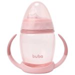 Copo com Alça Removível Rosa 250ml (6m+) - Buba