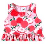 Conjunto de banho Biquíni Cropped c/ proteção UV FPS +50 Apple - Tip Top