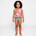 Conjunto de banho Biquíni Cropped c/ proteção UV FPS +50 Apple - Tip Top