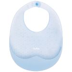 Kit 2 Babadores em Silicone com Pega-Migalhas Azul (3m+) - Buba