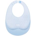 Kit 2 Babadores em Silicone com Pega-Migalhas Azul (3m+) - Buba