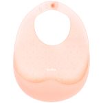 Kit 2 Babadores em Silicone com Pega-Migalhas Rosa (3m+) - Buba