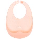 Kit 2 Babadores em Silicone com Pega-Migalhas Rosa (3m+) - Buba