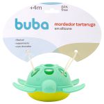 Mordedor com Chocalho em Silicone Tartaruga Verde (4m+) - Buba