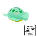 Mordedor com Chocalho em Silicone Tartaruga Verde (4m+) - Buba