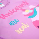 Conjunto de banho Unicorns: Camiseta Surfista + Boné + Calcinha - Tip Top
