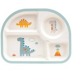 Prato com Divisórias Magic Dino - Buba