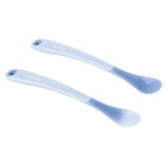 Kit 2 Colheres Termossensíveis Azul (6m+) - Buba
