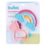 Kit 2 Mordedores com Água Magic Unicórnio (4m+) - Buba