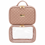 Kit 2 Necessaires Organizadoras Aurora Rosé - Just Baby
