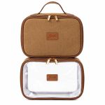 Kit 2 Necessaires Organizadoras Teddy Bear Marrom - Just Baby