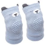 Joelheira Antiderrapante Urso Azul (6m+) - Buba