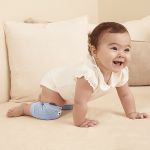 Joelheira Antiderrapante Urso Azul (6m+) - Buba