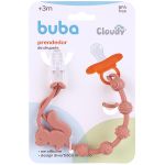 Prendedor de Chupeta em Silicone Cloudy Rosa (3m+) - Buba