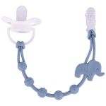 Prendedor de Chupeta em Silicone Cloudy Azul (3m+) - Buba