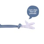Prendedor de Chupeta em Silicone Cloudy Azul (3m+) - Buba