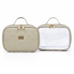 Kit 2 Nécessaires Organizadoras Elegance Bege – Just Baby