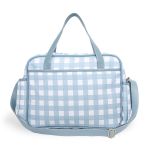 Bolsa Maternidade Vichy Azul - Just Baby