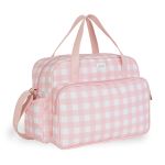 Bolsa Maternidade Vichy Rosa - Just Baby