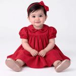 Vestido c/ Gola e Calcinha em algodão Amore - Tip Top