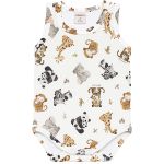 Body regata c/ Short em algodão egípcio Safari - Mini & Co.