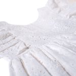 Vestido Babadinhos em laise Branco - Tip Top