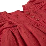 Vestido Babadinhos c/ Calcinha em laise Vermelho - Tip Top