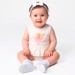Body Vestido Babadinhos Banho de Sol em meia malha Fadinha - Tip Top